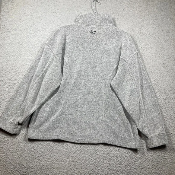 Dale Earnhardt 3 Sr 1/4 Zip Pullover Mens XL Grey Nascar Racing Sweatshirt - Picture 9 of 10